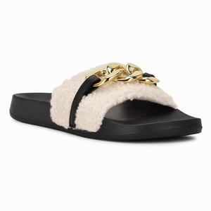 Nine West Slinks Flat Slippers Wit Nederland | ENG-859324